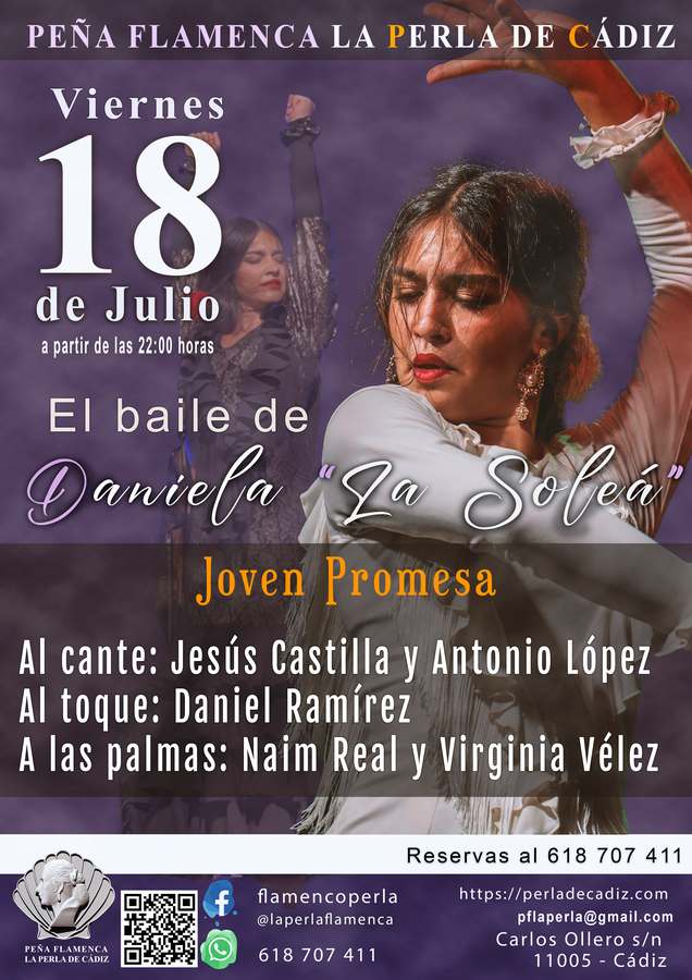  Viernes 18 de Julio, Daniela LA SOLEÁ